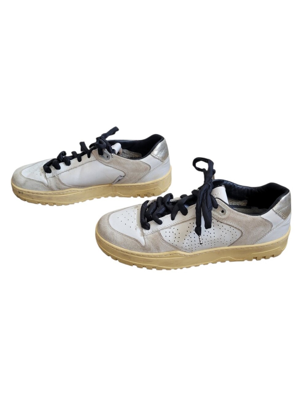 P448 Mason Perforated Sneakers In Neutrals - Picture 6 of 10
